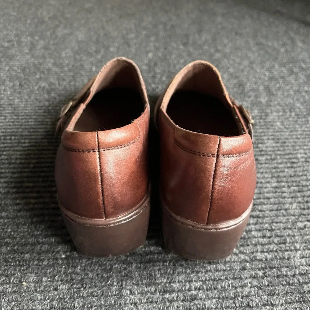 Clarks leather loafers